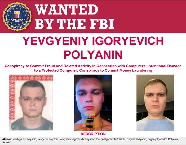 FBI оголосило у розшук громадянина Росії, якого підозрюють у причетності до хакерського угруповання Sodinokibi/REvil